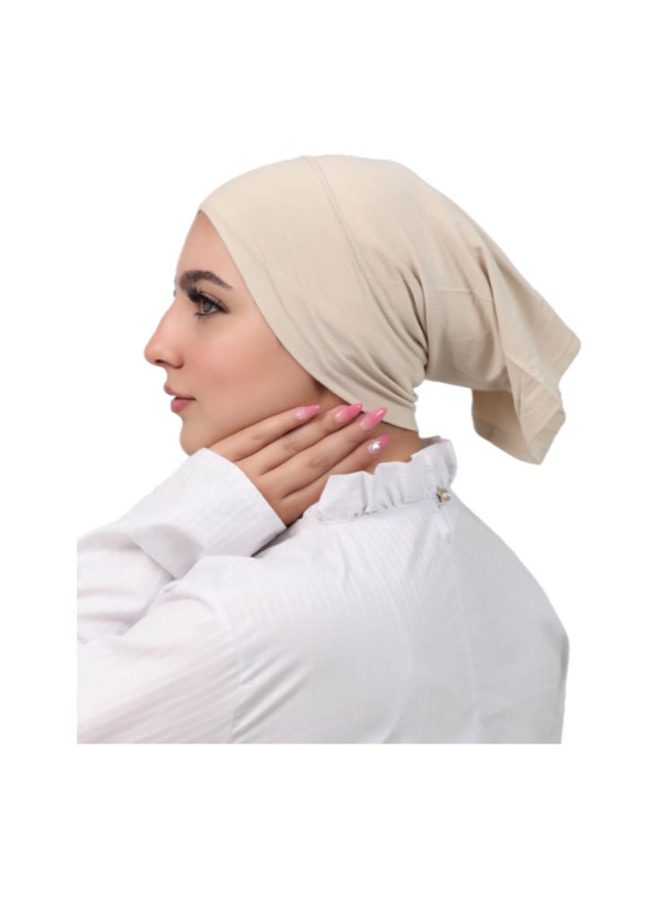 Comfortable Syrian Hijab Bandana with Open Ends - Premium Stretchable Fabric in Multi-color Options. - Image 3